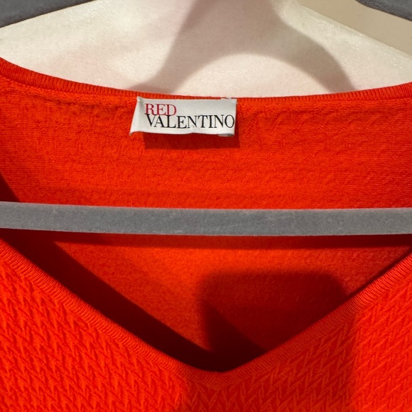 RED Valentino Scarlet Knit Mini Dress - Picture 3 of 7